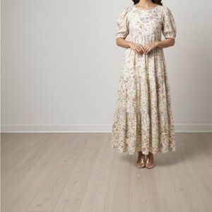 Pakistani Indian 1 Piece Girls Women Causal Summer Wear Maxi Dress M Ethnc Pink